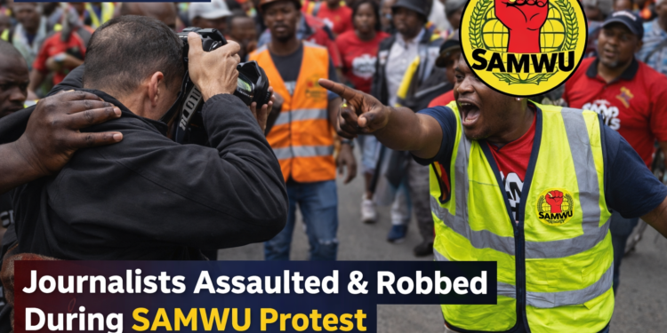 SANEF Condemns Assault and Robbery of The Witness Journalists During SAMWU Protest