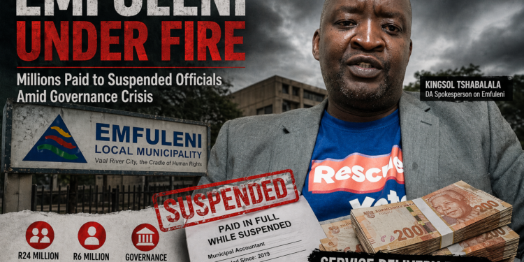 Emfuleni Under Fire as Millions Paid to Suspended Officials Amid Governance Crisis