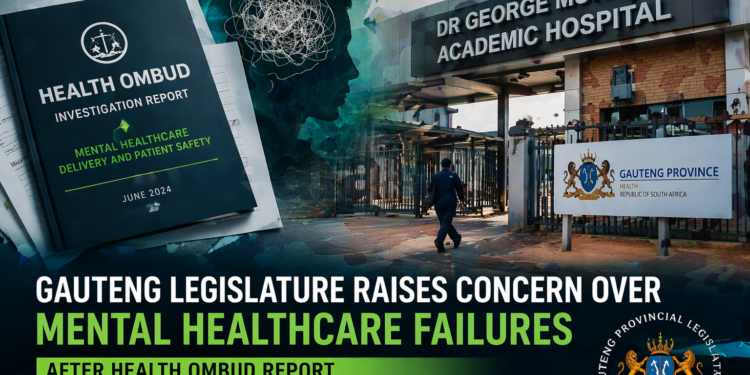Gauteng Legislature Raises Concern Over Mental Healthcare Failures After Health Ombud Report