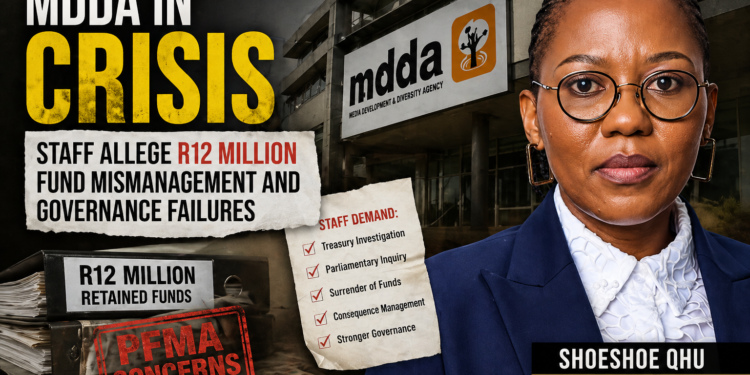 MDDA Staff Blow the Whistle on Governance Failures, R12 Million Fund Controversy