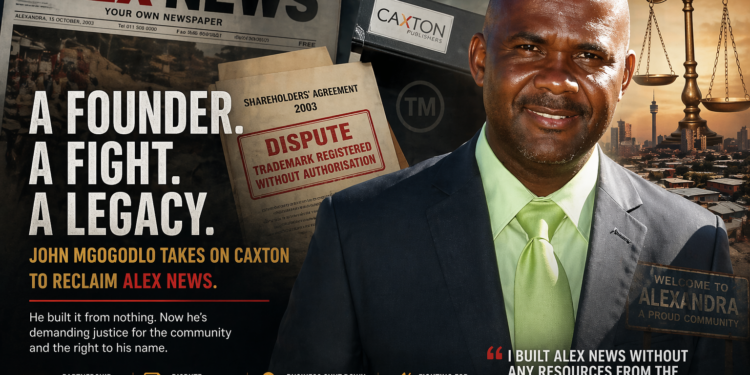 Alex News Founder John Mgogodlo Takes Fight Public to Reclaim Community Newspaper