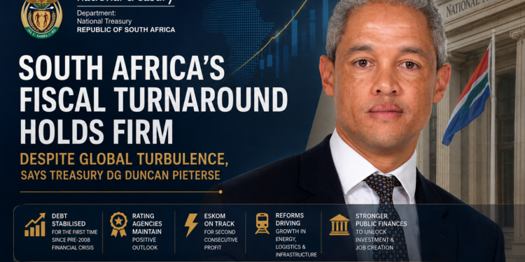 SA’s Fiscal Turnaround Holds Firm Despite Global Turbulence, Says Treasury DG Duncan Pieterse