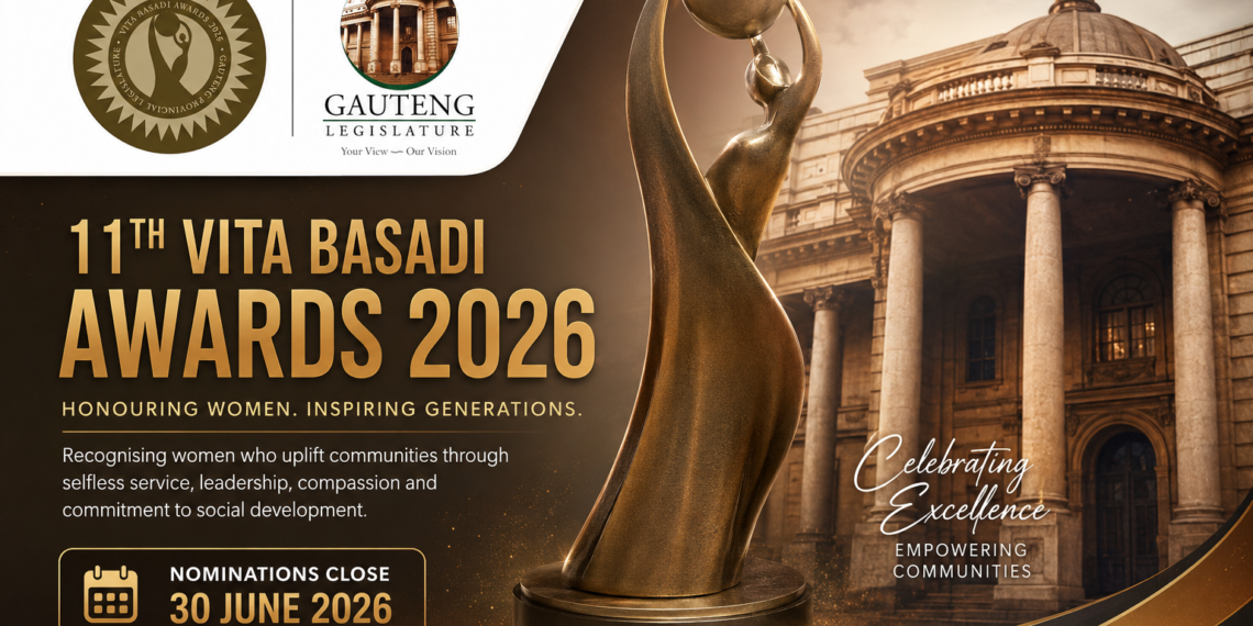 Gauteng Provincial Legislature Opens Nominations for 11th Vita Basadi Awards 2026